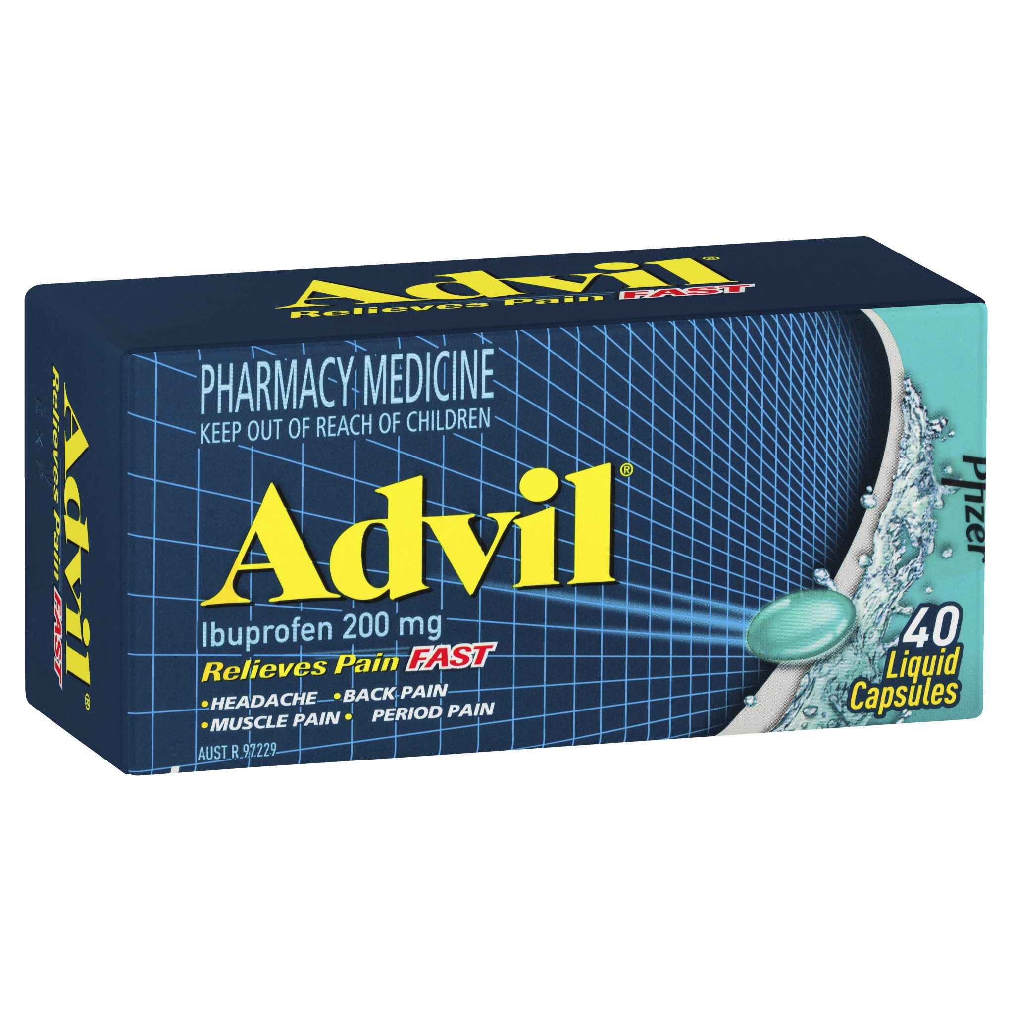 Buy Advil Ibuprofen 200mg Liquid Capsules (Pack of 40) Online eMedical