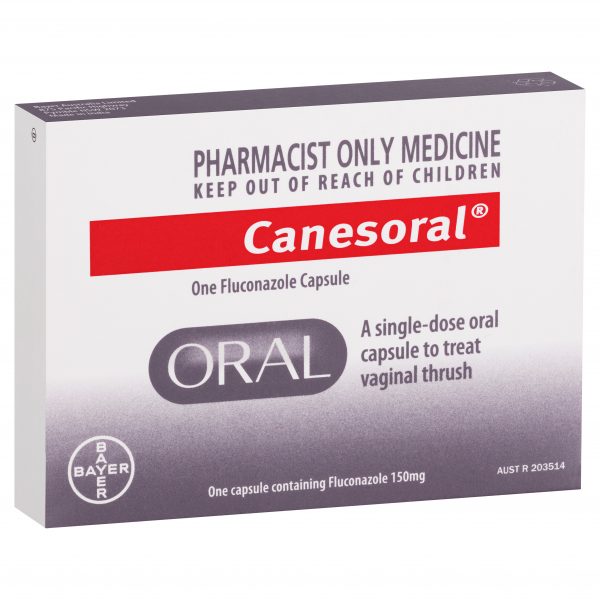 Canesoral Oral Single Dose Thrush Treatment Fluconazole 150mg - 1 capsule