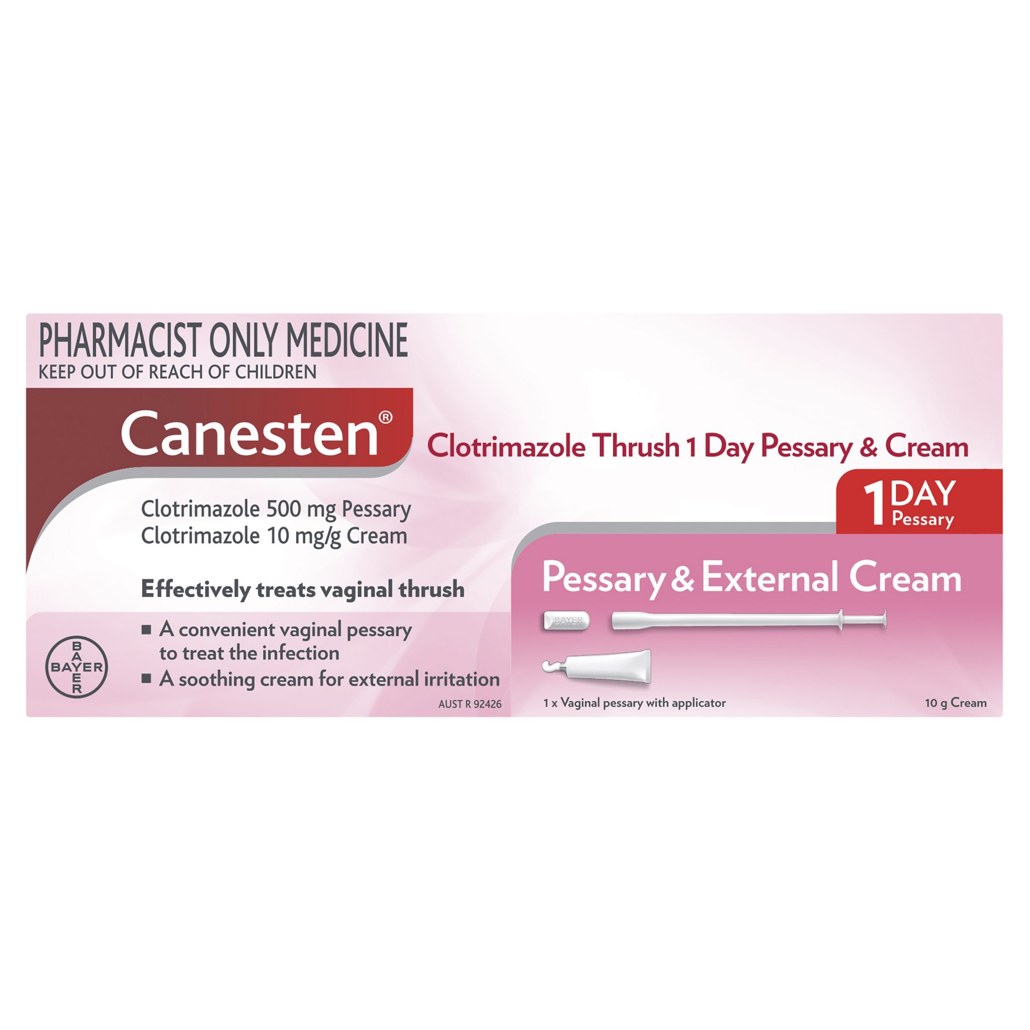 Canesten tablet and cream