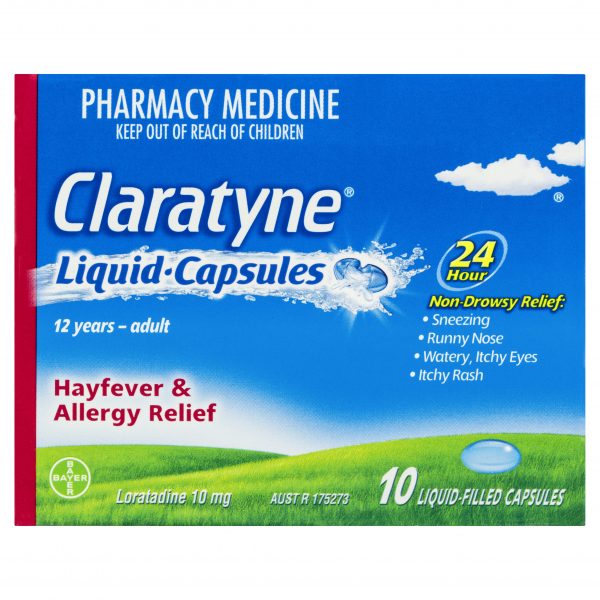 Claratyne 10mg Hayfever & Allergy Relief Tablets (Pack of 10)