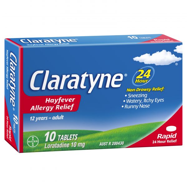 Claratyne 10mg Hayfever & Allergy Relief Tablets (Pack of 10)