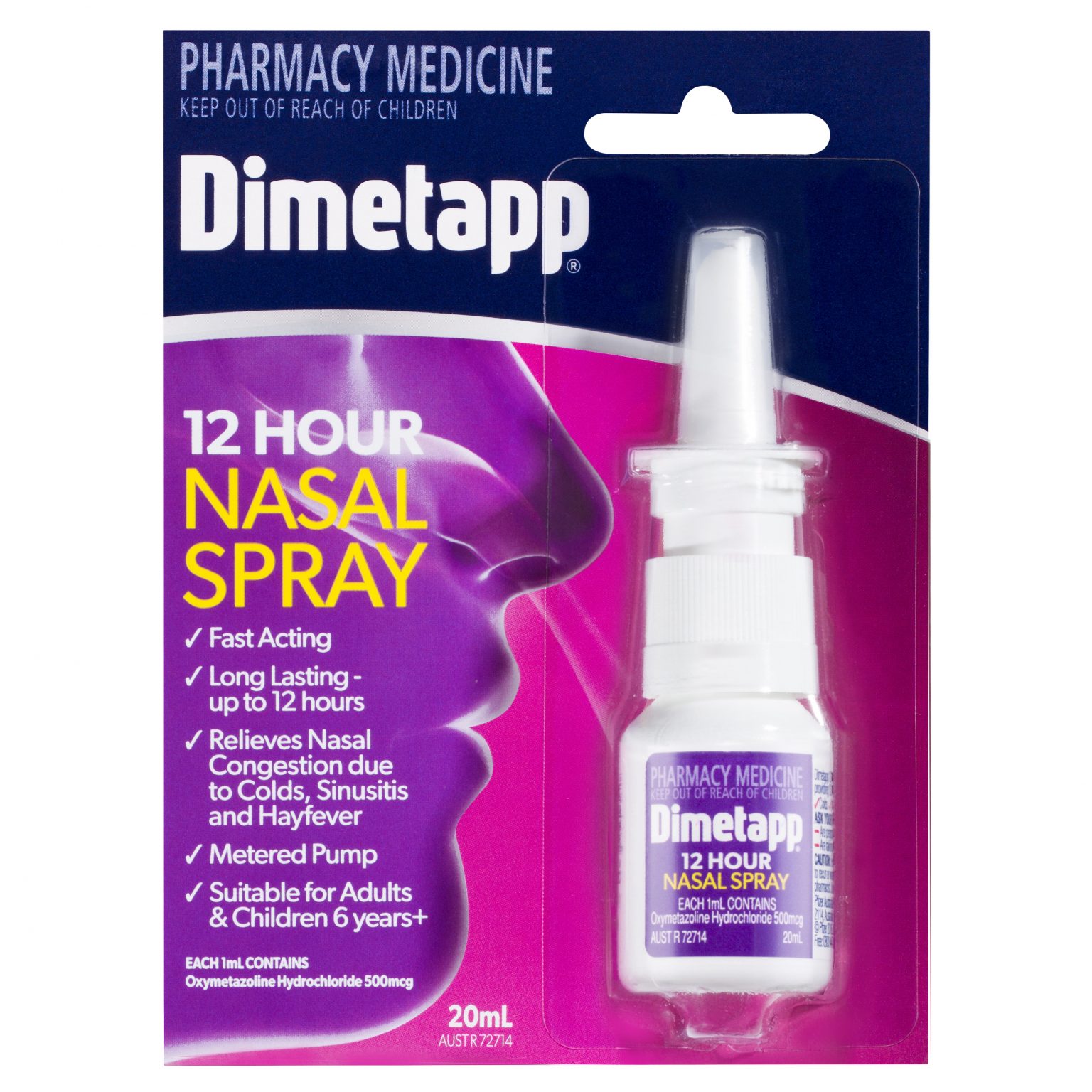 Dimetapp 12 Hour Nasal Spray 20ml eMedical
