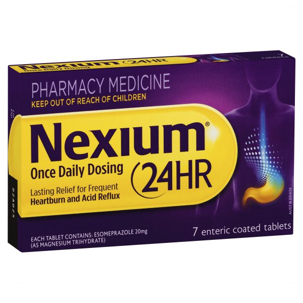 Nexium 24-Hour Heartburn Relief Tablets (Pack of 7)