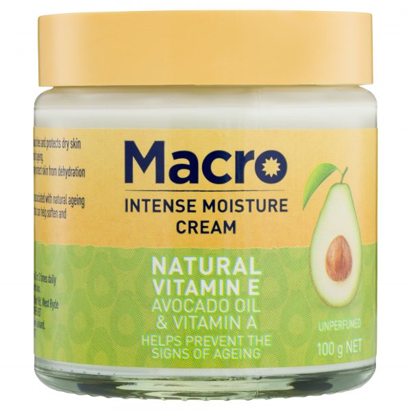 Macro Natural Vitamin E Cream Jar 100g