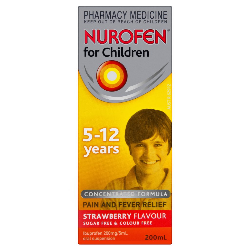 Buy Nurofen For Children 5 Years to 12 Years Suspension Strawberry