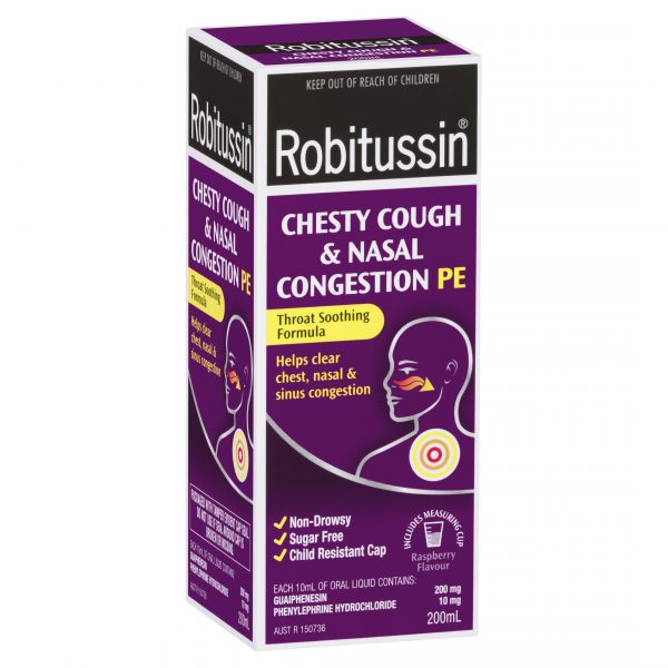 Robitussin Chesty Cough & Nasal Congestion PE Oral Liquid 200ml