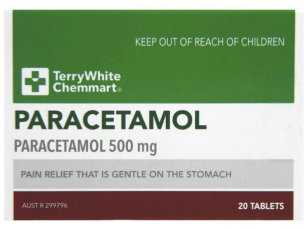 TerryWhite Chemmart Paracetamol 500mg Tablets (Pack of 20)