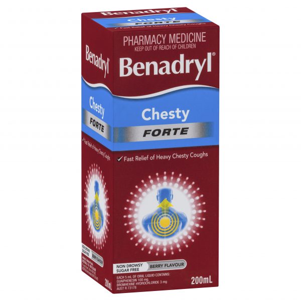 Benadryl Chesty Forte Cough Mixture 200ml