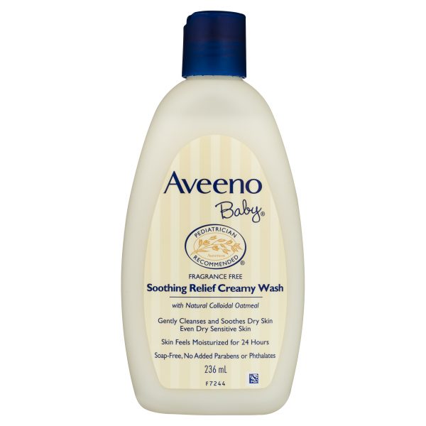 Aveeno Baby Soothing Relief Cream Wash 236ml