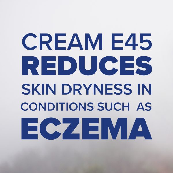 E45 Moisturising Cream for Dry Skin and Eczema 500g Pump Pack