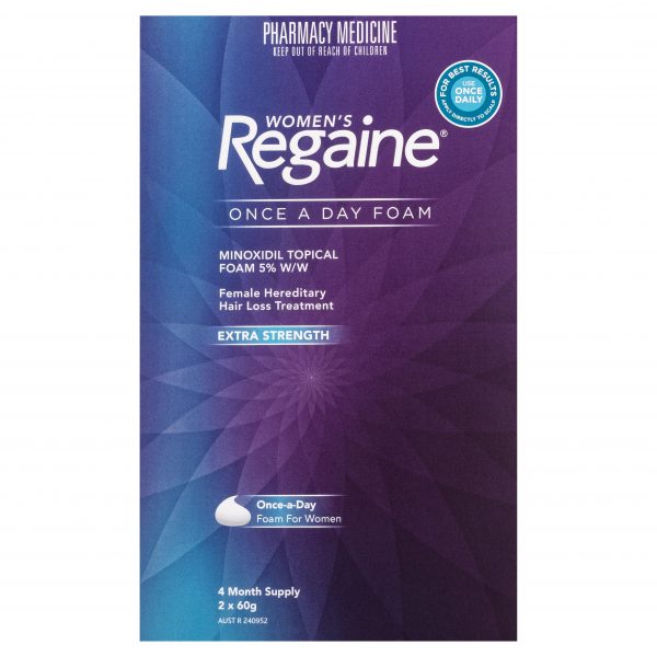 Regaine Hair Loss Foam Treatment For Women 4 Month Supply (2x60g Bottles)