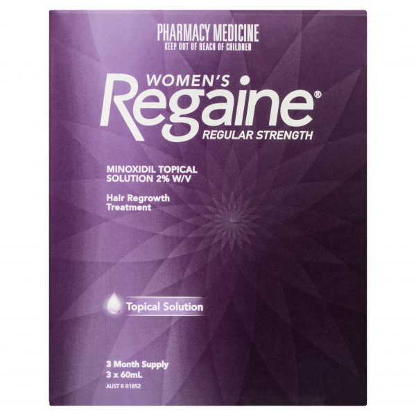 Regaine Hair Loss Treatment For Women Lotion 3 Months Supply (3x60ml Bottles)