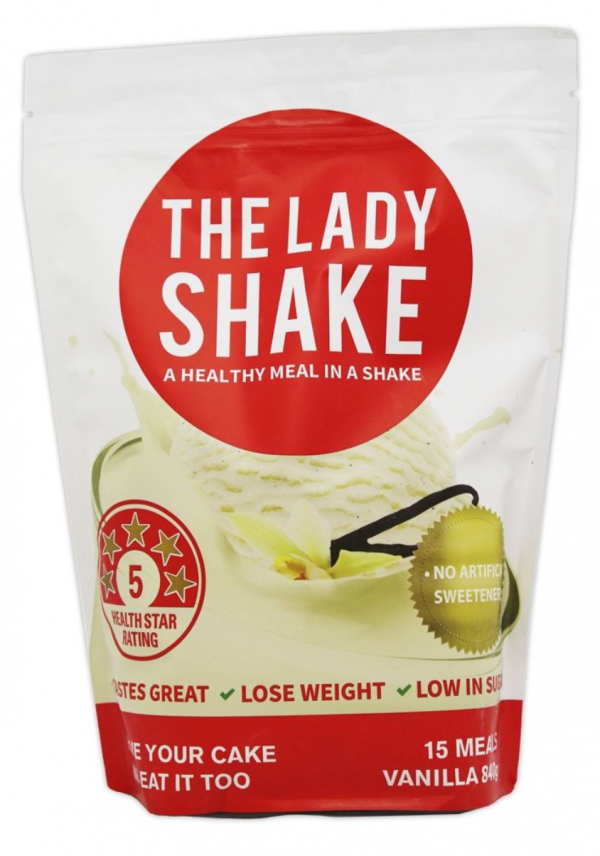 The LADY SHAKE Meal in a Shake Powder 840g - Vanilla Flavour