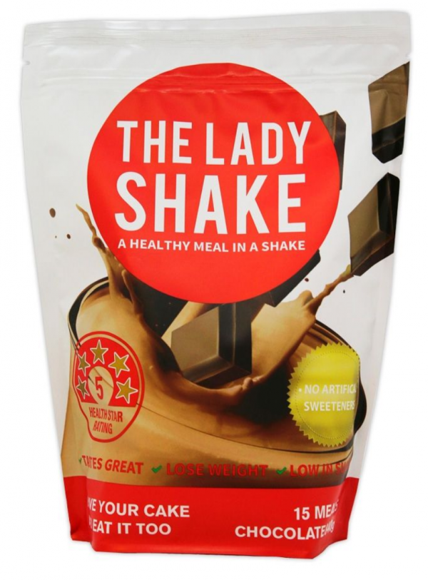 The LADY SHAKE Meal in a Shake Powder 840g - Choc Mint Flavour