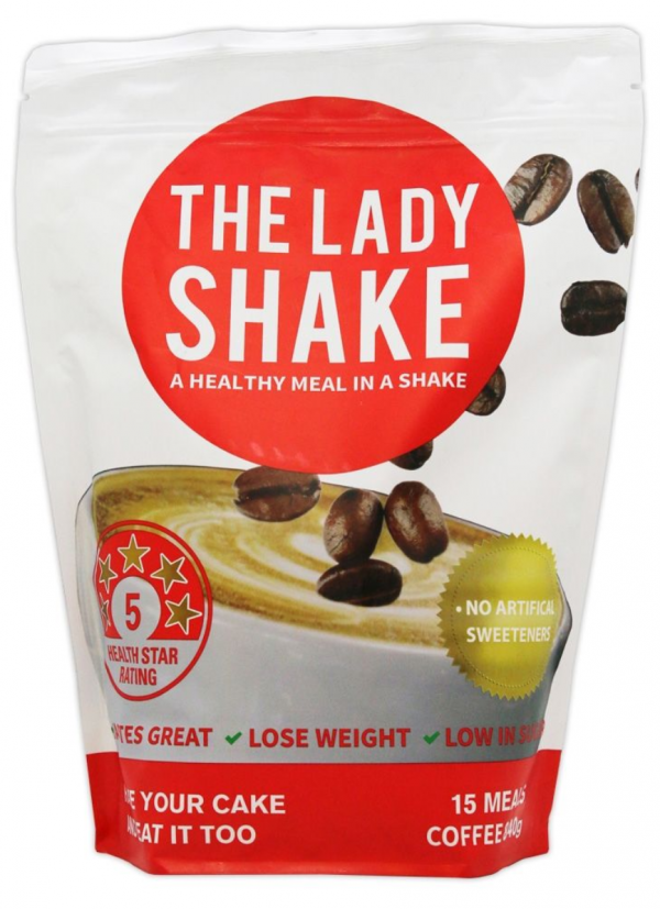 The LADY SHAKE Meal in a Shake Powder 840g - Coffee Flavour
