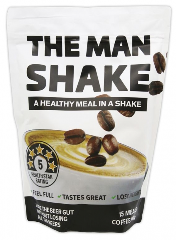 The MAN SHAKE Meal in a Shake Powder 840g - Coffee Flavour