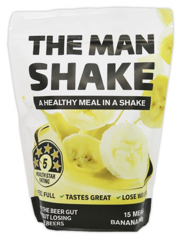 The MAN SHAKE Meal in a Shake Powder 840g - Banana Flavour