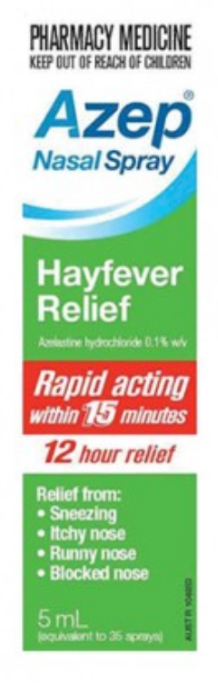 Buy Azep Hayfever Relief Nasal Spray 5ml Online eMedical