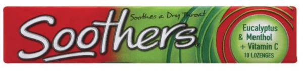Soothers Eucalyptus & Menthol Lozenges (Pack of 10)