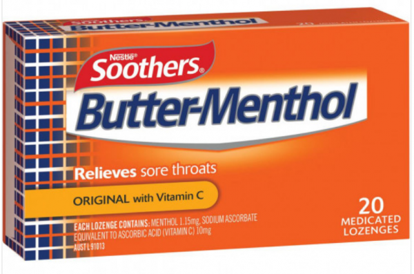 Butter Menthol Original Lozenges (Box of 20)