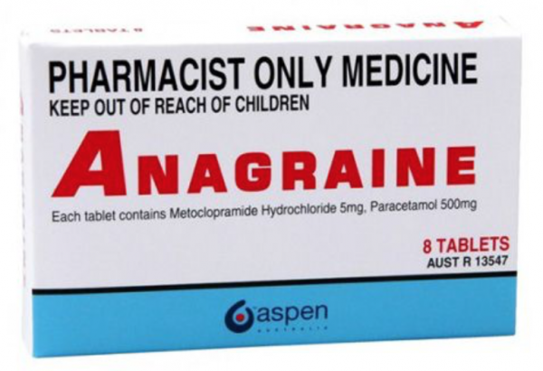 Anagraine Nausea from Migraine Relief Tablets (Pack of 8)