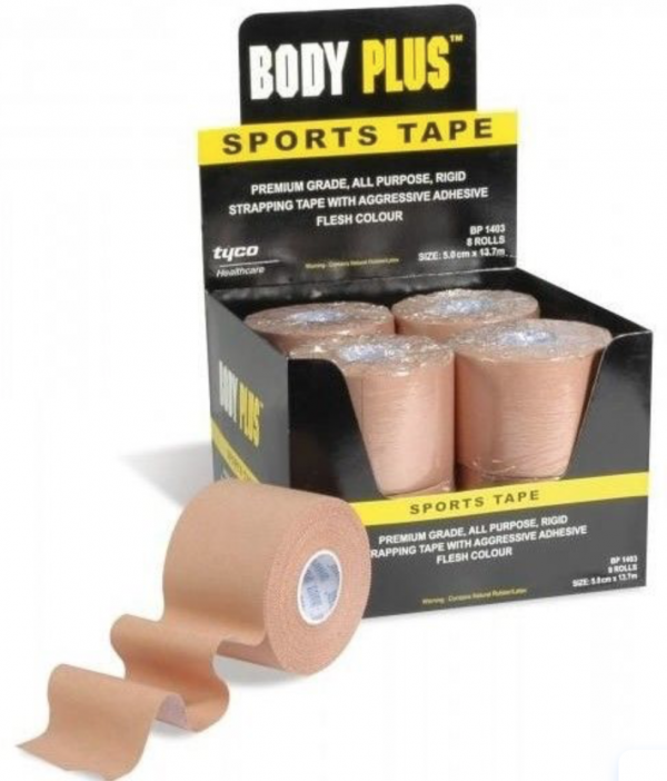 Body Plus Rigid Strapping Tape 5cm X 13.7m - 1 roll