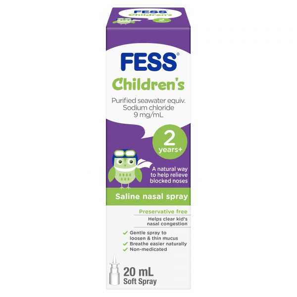 Fess Saline Nasal Spray For Kids 20ml