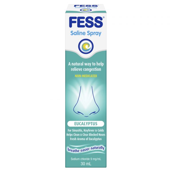 Fess Saline Nasal Spray Eucalyptus 30ml