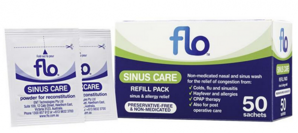 FLO Sinus Care Sachets Refill Pack 50's 