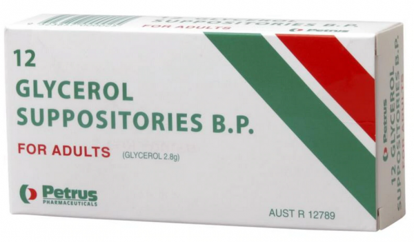 Glycerol Adult Petrus 2.8g - 12 suppositories
