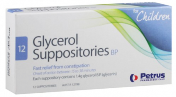 Glycerol Child Petrus 1.4g - 12 suppositories