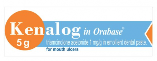 Kenalog In Orabase Pastefor Mouth Ulcers 5g