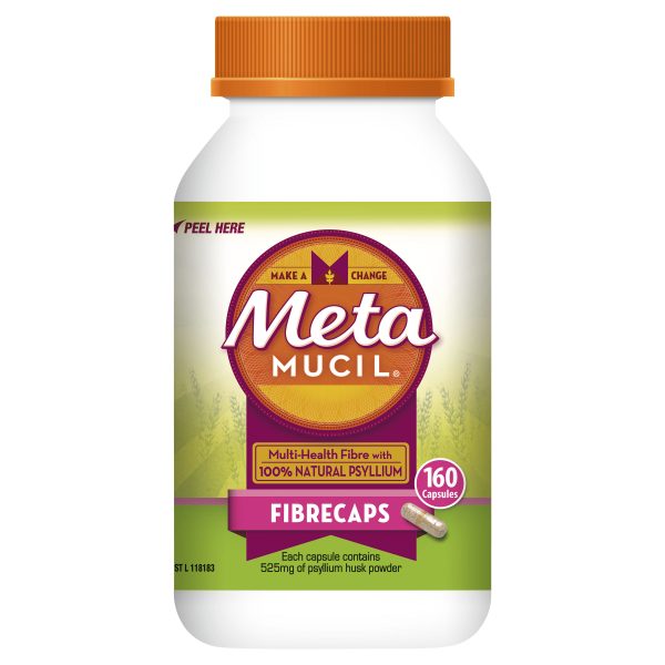 Metamucil Fibrecaps (Pack of 160 Capsules)