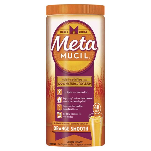 Metamucil Powder Smooth Orange 283g (48 Doses)