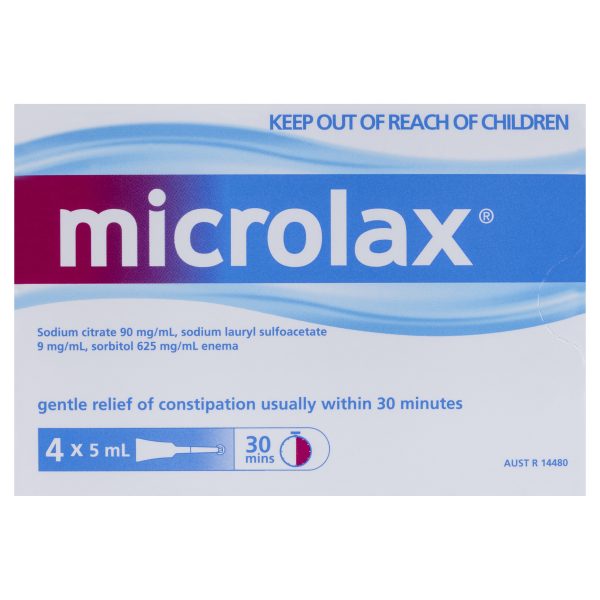 Microlax Enema 5ml (Pack of 4)