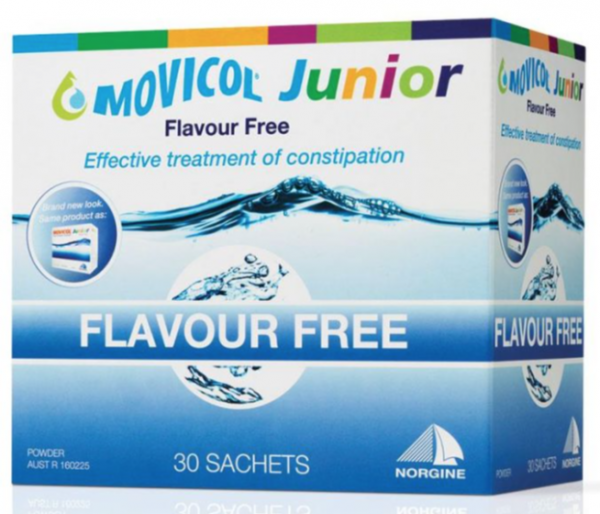 Movicol Powder Junior Flavour Free 30 sachets