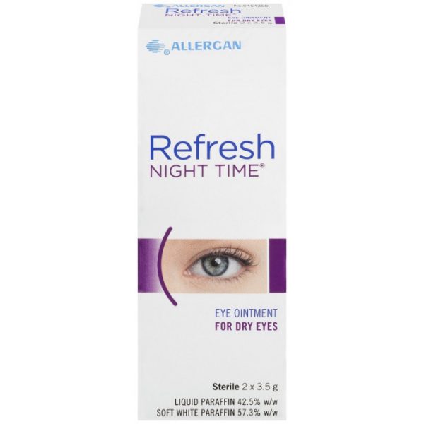 Refresh Night Time Eye Ointment 3.5g X 2 pack