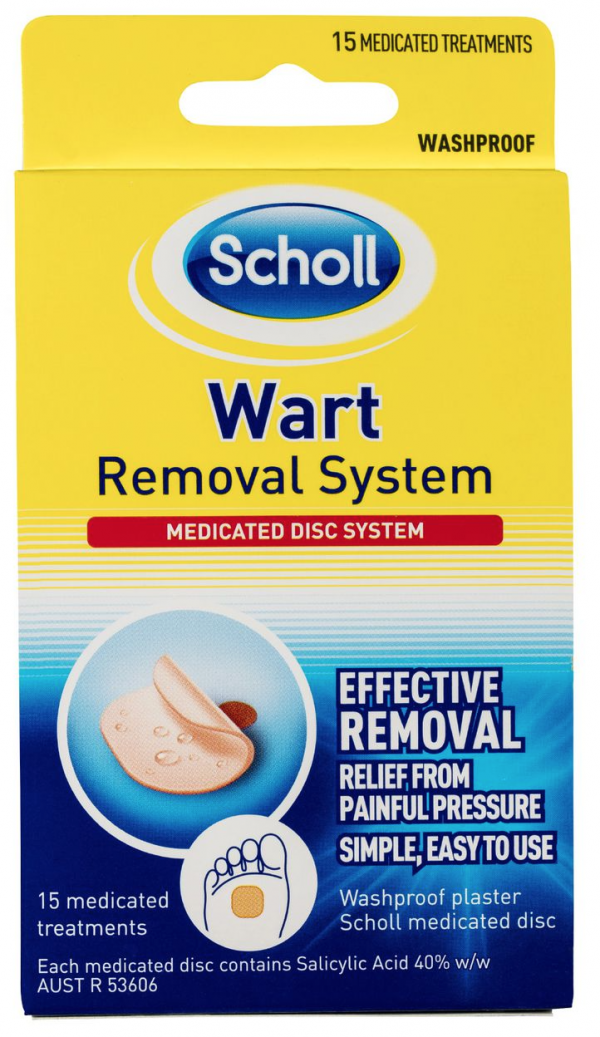 Scholl Wart Remover System Washproof Plasters