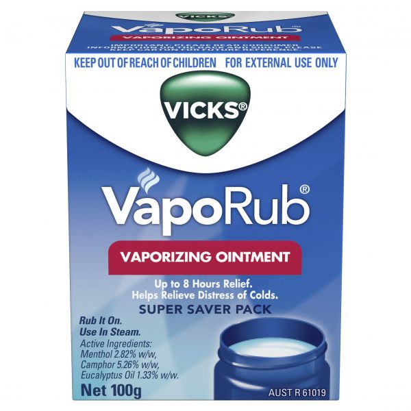 Vicks Vaporub Vaporizing Ointment 100g