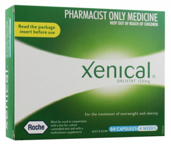Xenical 120mg - 84 capsules