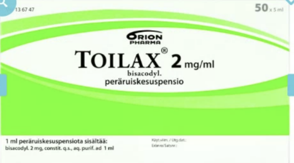 Toilax Micro Enema 10mg Bisacodyl (Box of 50 enemas)
